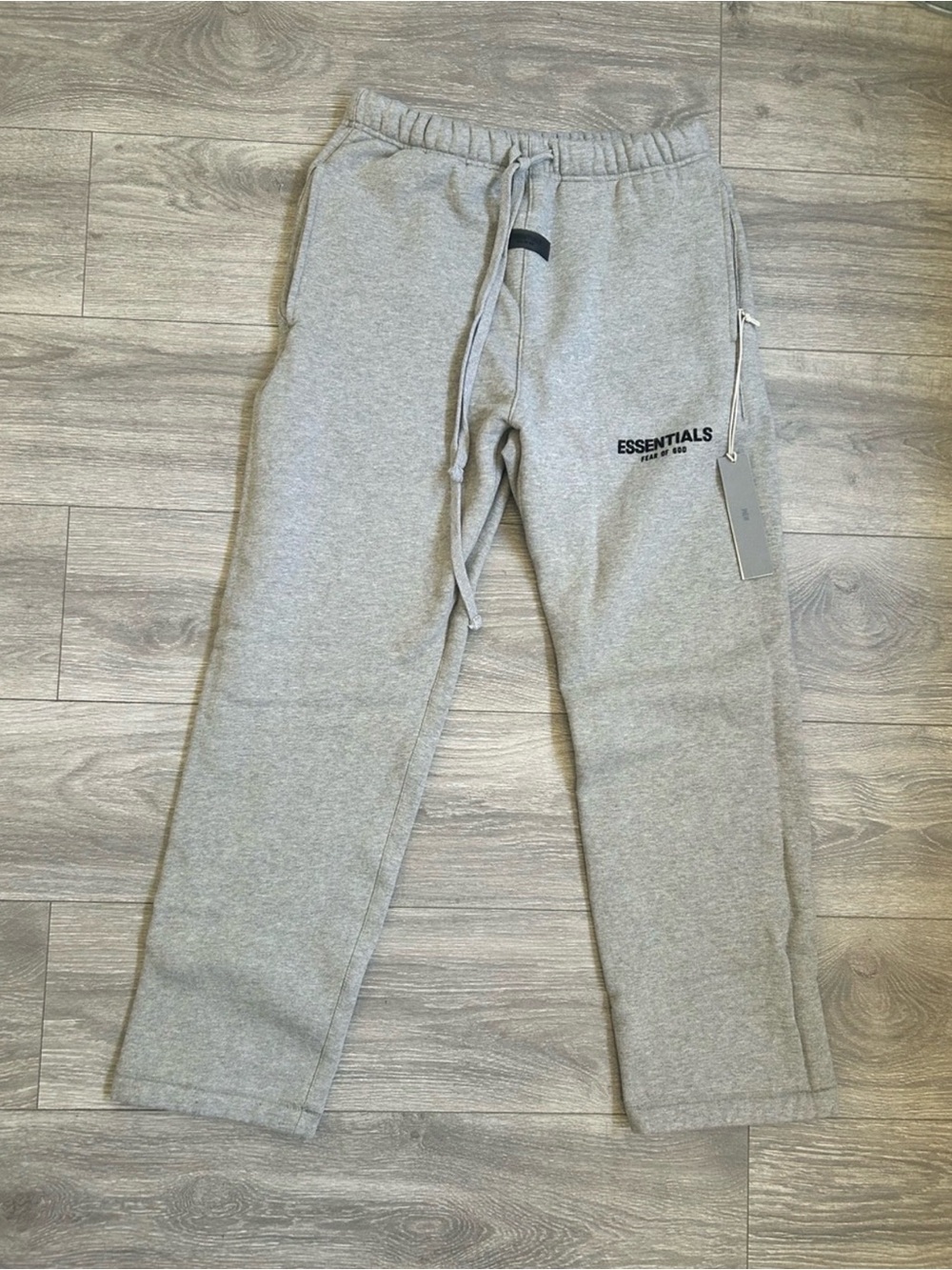 Essentials fear of God dark oatmeal uncuffed sweatpants
